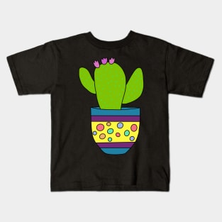 Cute Cactus Design #97: Just Give Me A Hug Cactus Kids T-Shirt